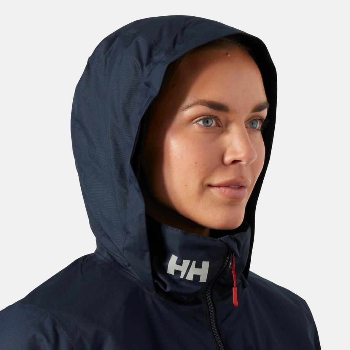 Helly Hansen W Crew Hooded Pile Jacket Kadın Ceket - Lacivert