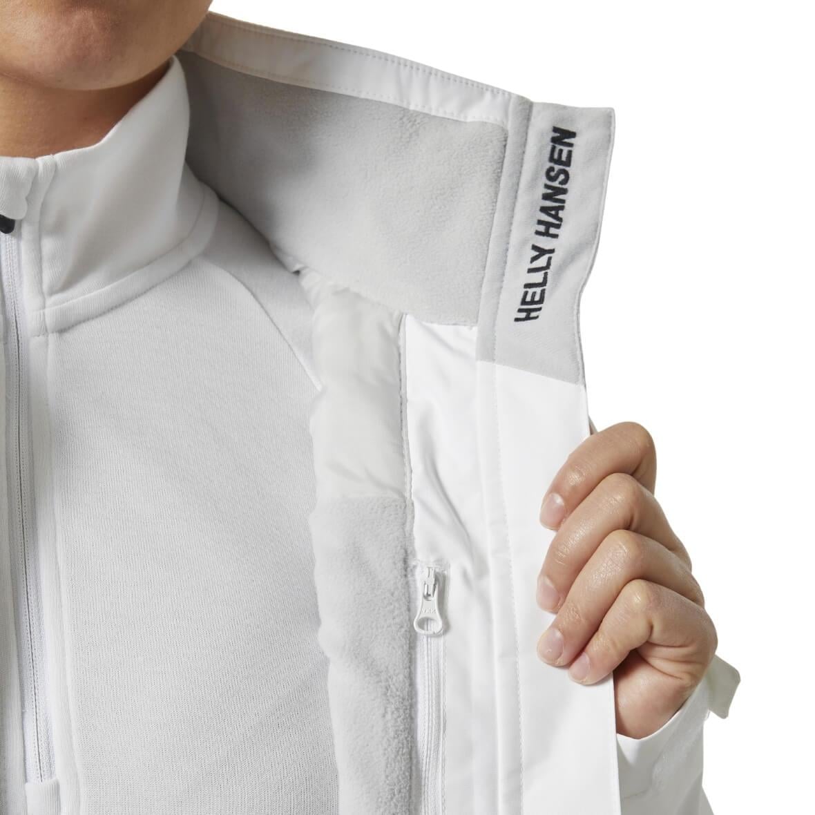 Helly Hansen W Crew Midlayer Jacket 2.0 Kadın Mont - Beyaz