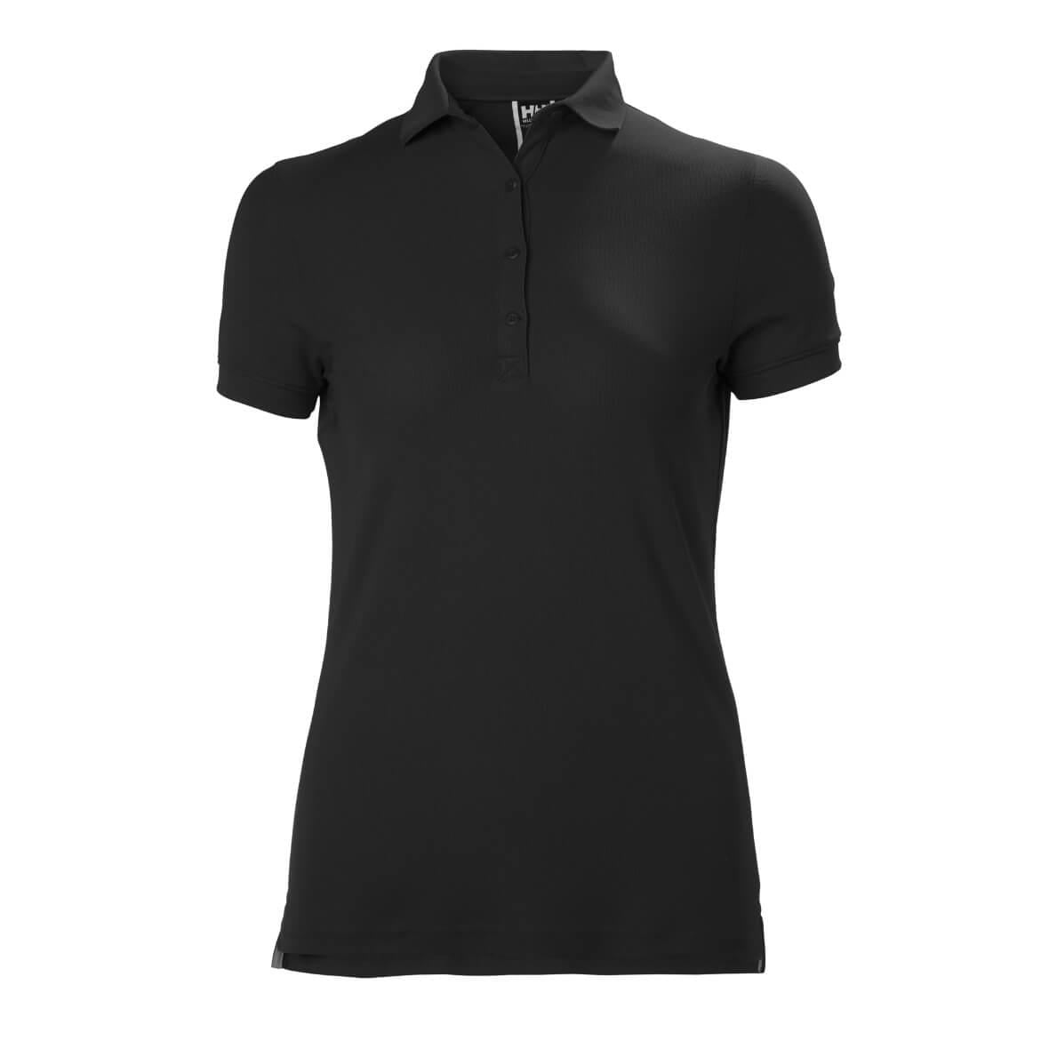 Helly Hansen W Crewline Polo Kadın T-Shirt - Siyah