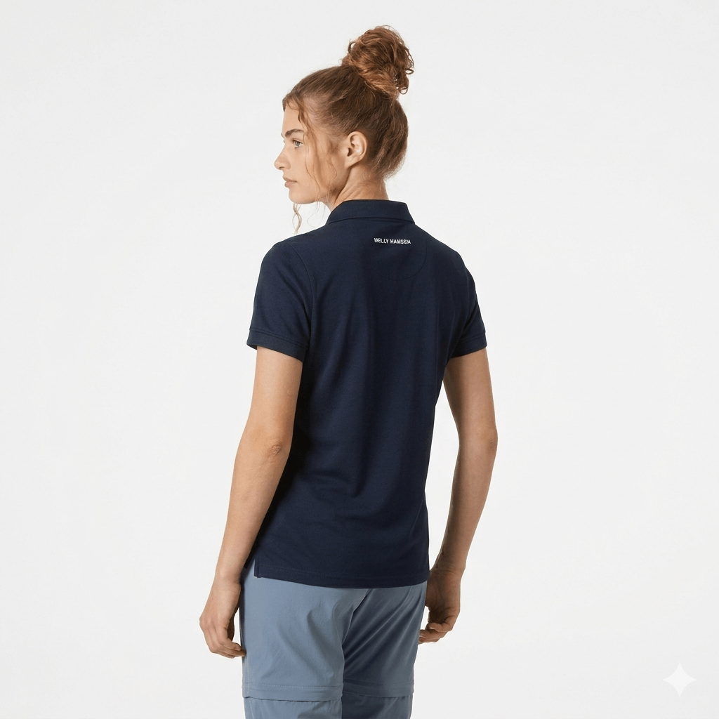 Helly Hansen W Crewline Polo Kadın T-Shirt - Lacivert
