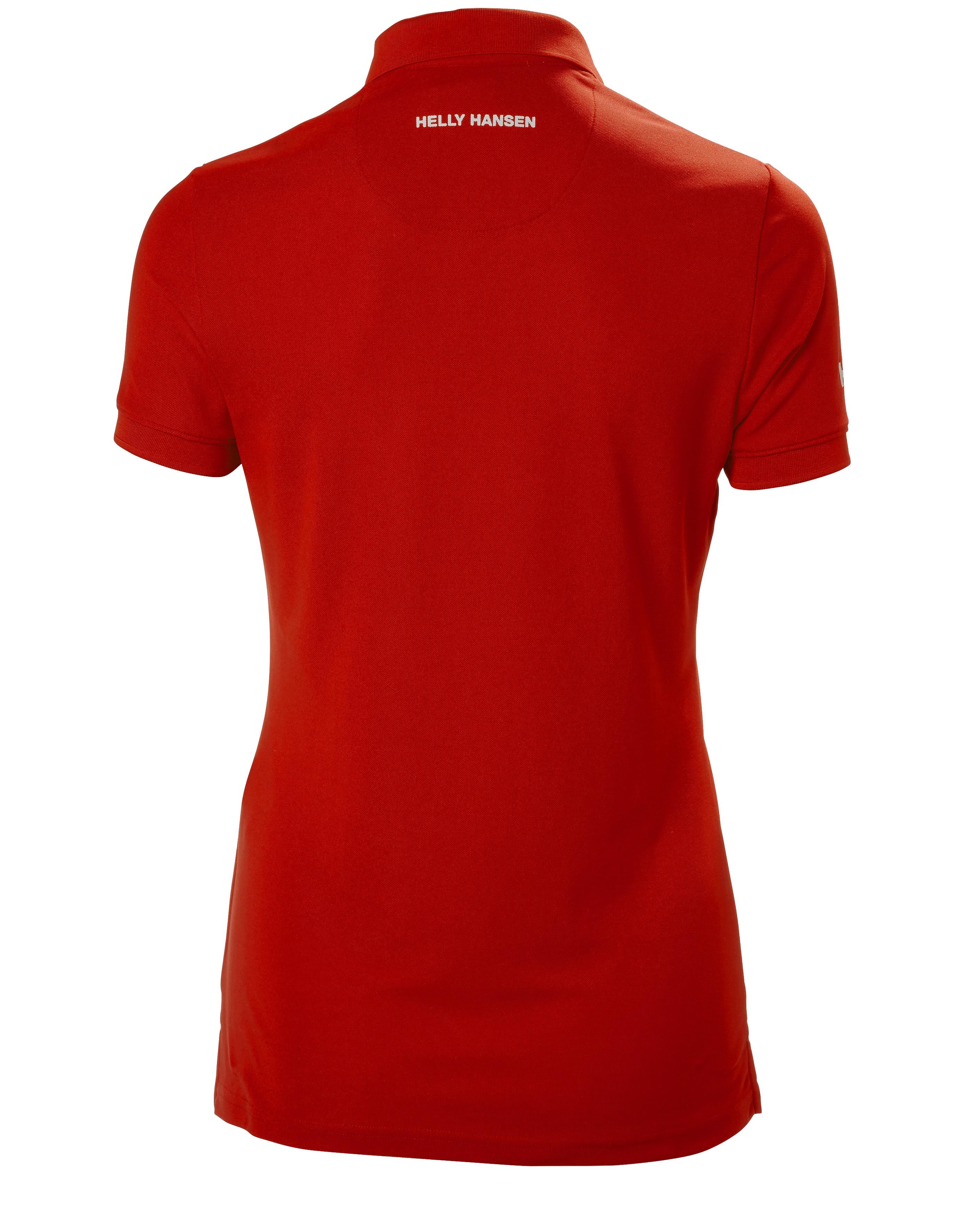 Helly Hansen W Crewline Polo Kadın T-Shirt - Kırmızı
