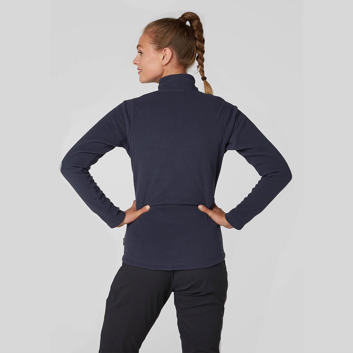 Helly Hansen W Full Zip Polar Kadın Mont - Grafit Mavi