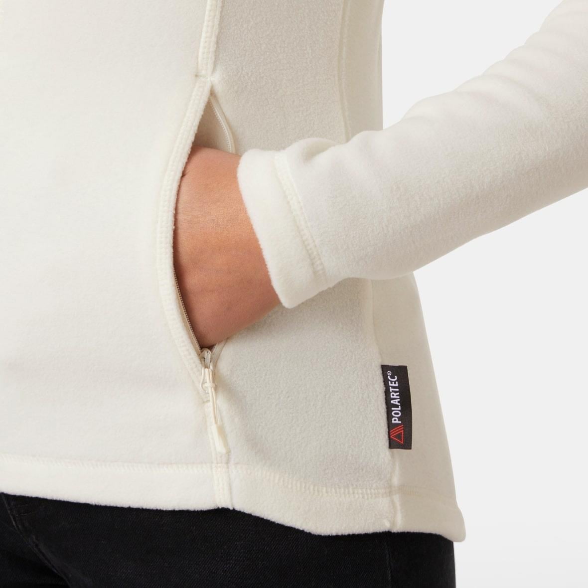 Helly Hansen W Full Zip Polar Kadın Mont - Kar Beyazı