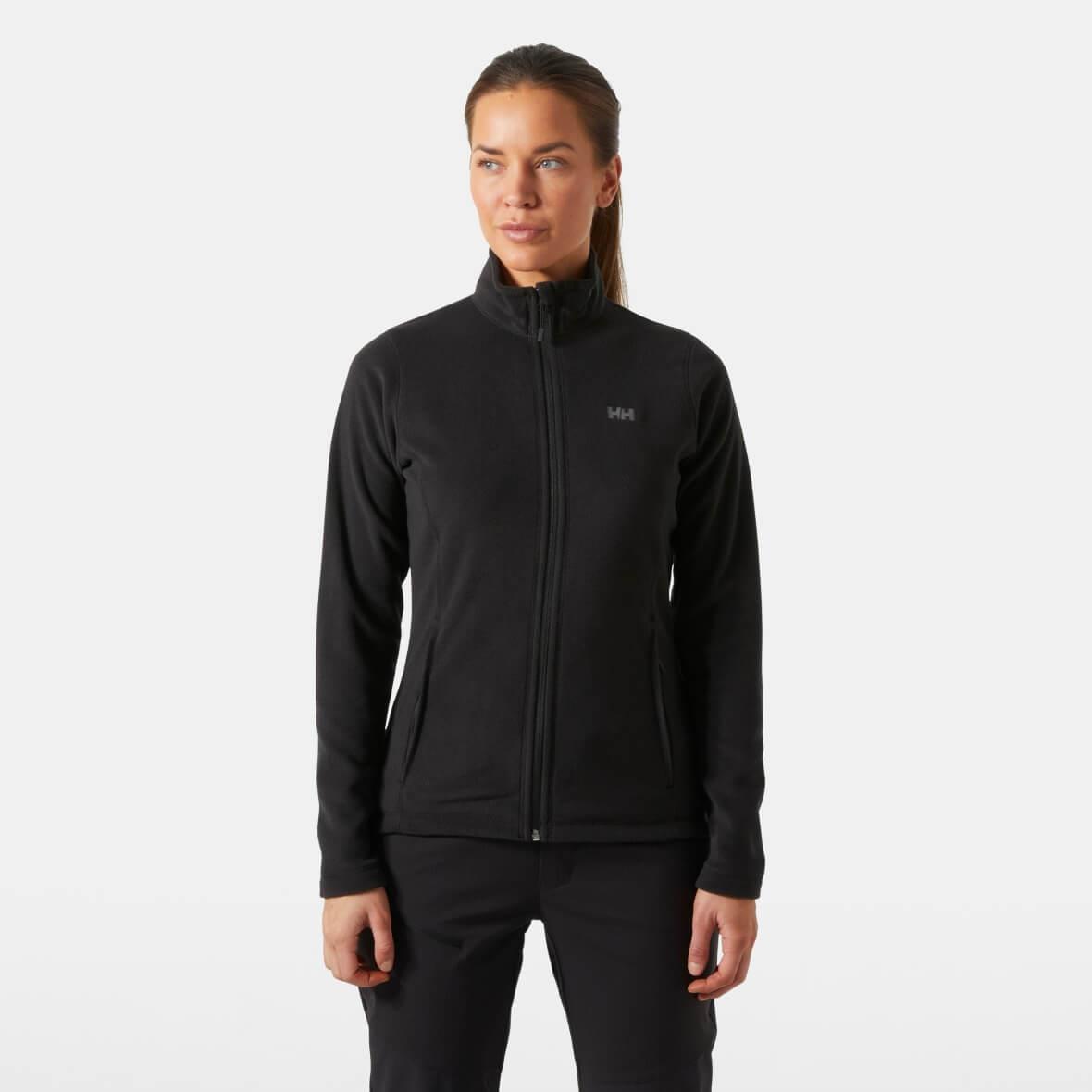 Helly Hansen W Full Zip Polar Kadın Mont - Siyah