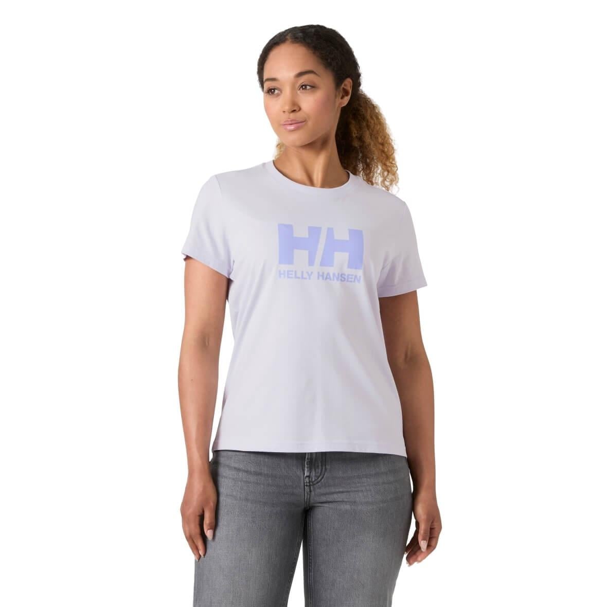 Helly Hansen W HH Logo TShirt 3.0 Kadın T-Shirt - Lila