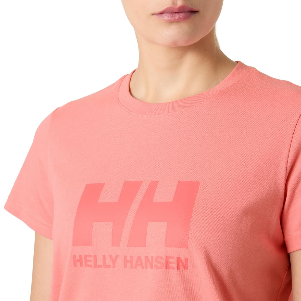 Helly Hansen W HH Logo TShirt 3.0 Kadın T-Shirt - Pembe