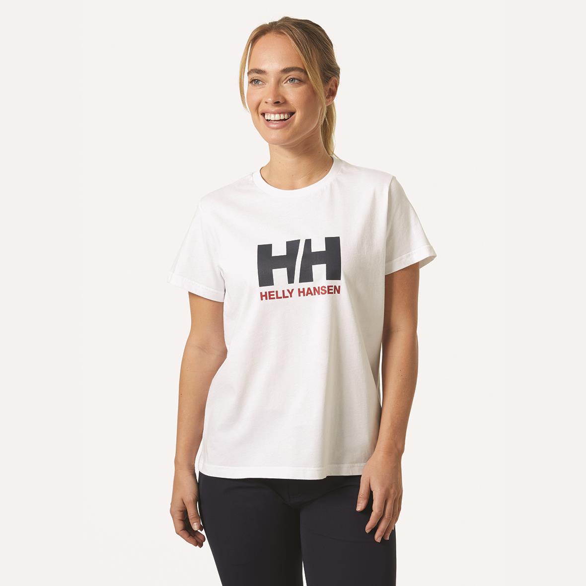 Helly Hansen W HH Logo TShirt 3.0 Kadın T-Shirt - Beyaz