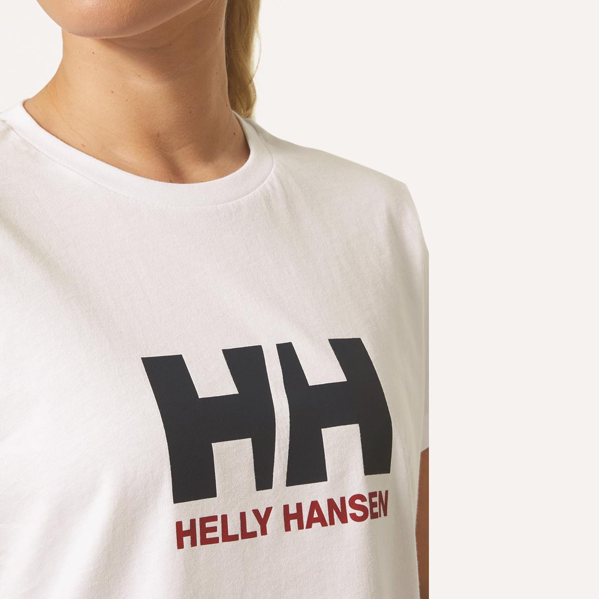 Helly Hansen W HH Logo TShirt 3.0 Kadın T-Shirt - Beyaz
