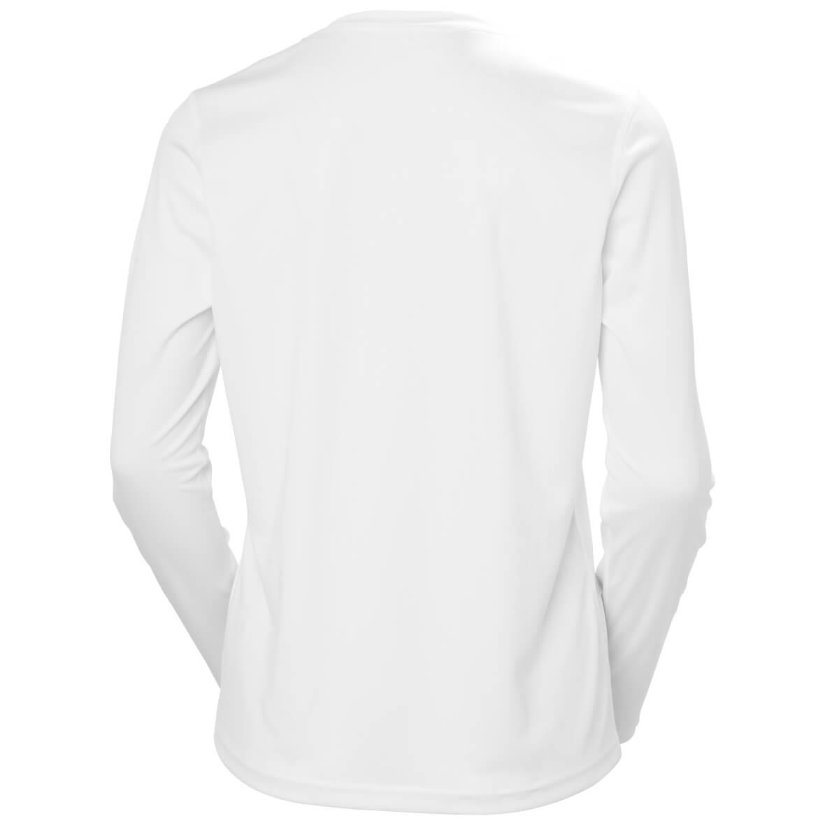 Helly Hansen W HH Tech Crew LS 2.0 Uzun Kollu Kadın T-Shirt - Beyaz