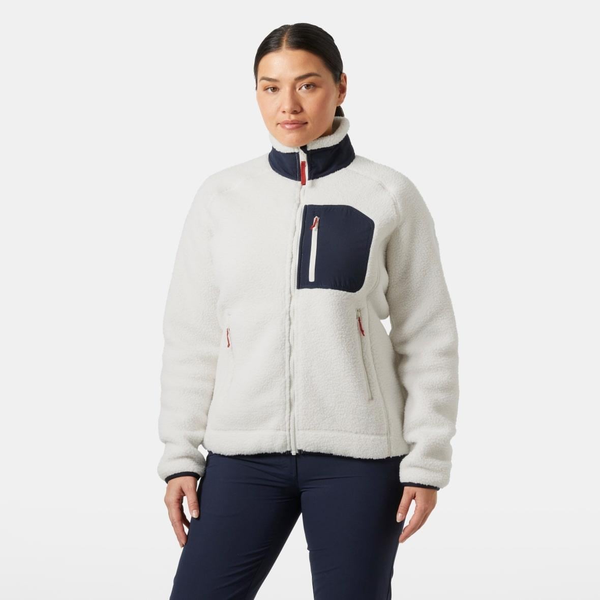 Helly Hansen W Imperial Pile Block Jacket Kadın Ceket - Kar Beyazı