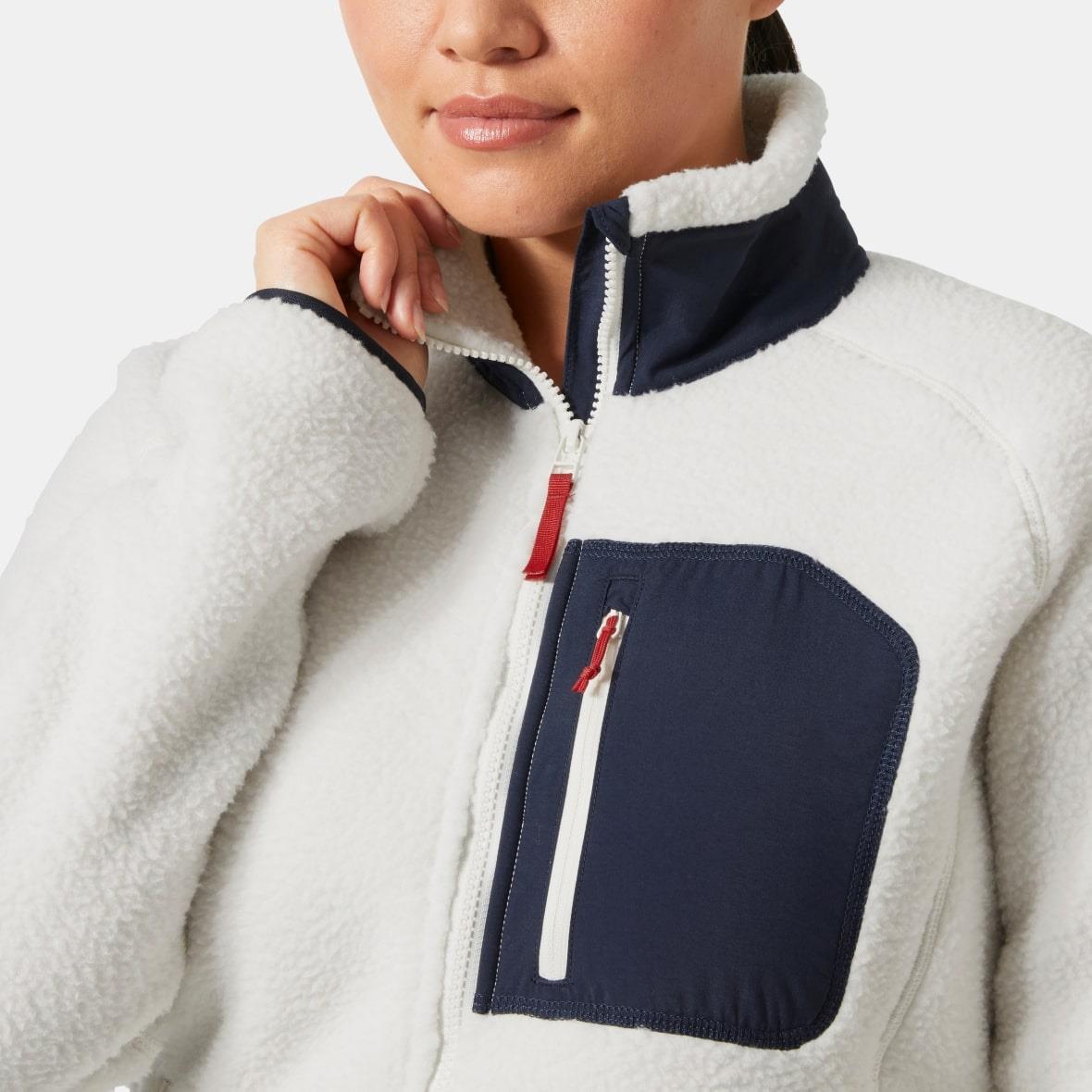 Helly Hansen W Imperial Pile Block Jacket Kadın Ceket - Kar Beyazı