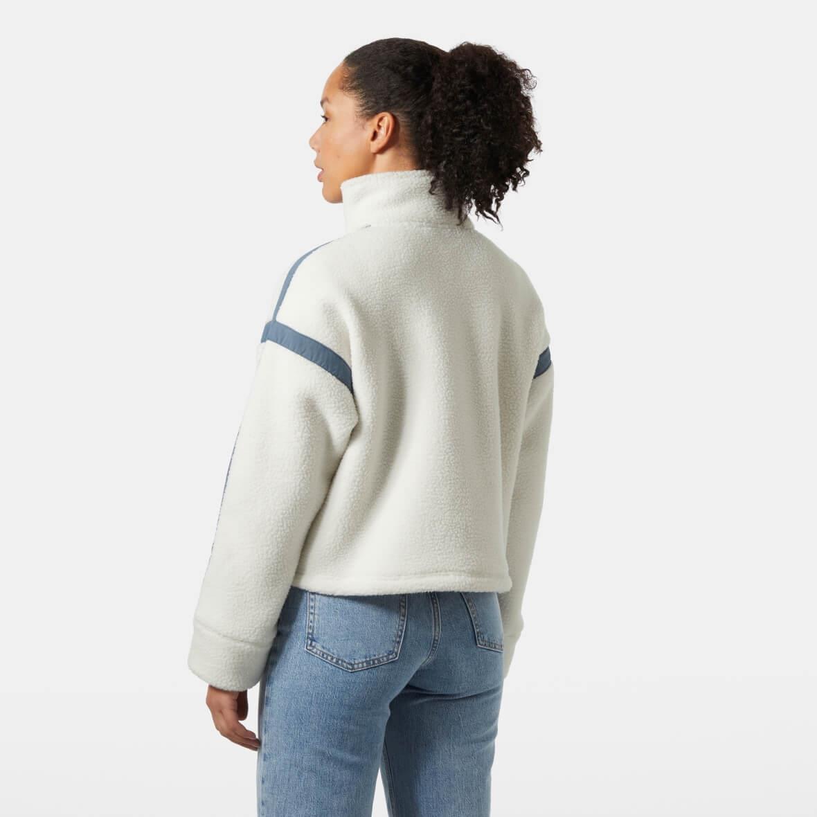 Helly Hansen W Imperial Pile Zip Pullover Jacket Kadın Ceket - Kar Beyazı
