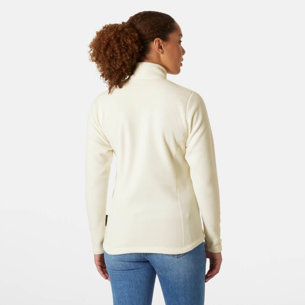 Helly Hansen W Light Half Zip Polar Kadın Sweatshirt - Kar Beyazı