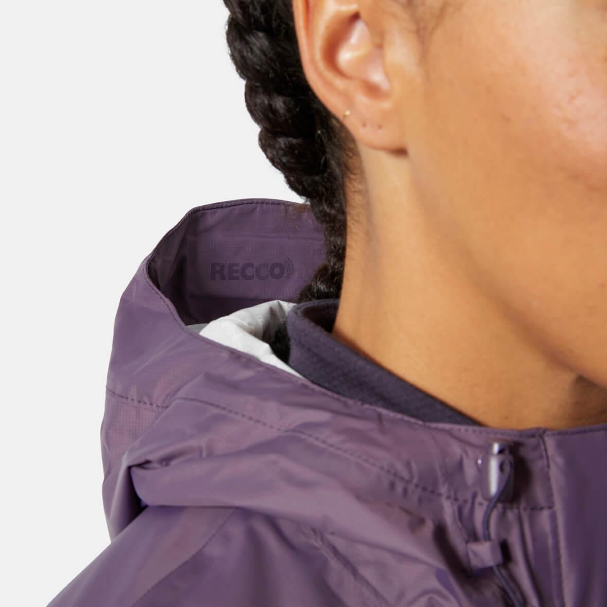 Helly Hansen W Loke Jacket 2.0 Kadın Yağmurluk - Mürdüm