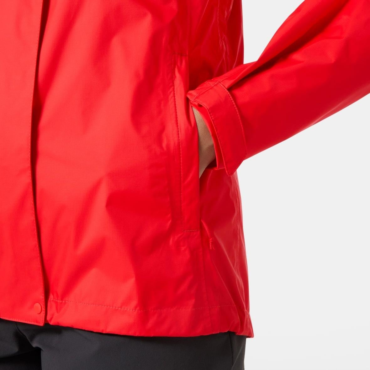 Helly Hansen W Loke Jacket 2.0 Kadın Yağmurluk - Kırmızı