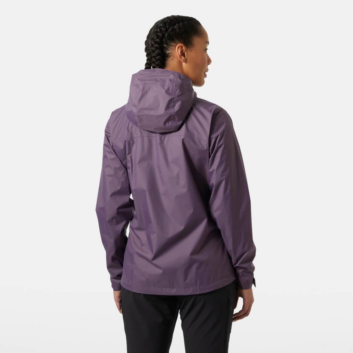 Helly Hansen W Loke Jacket 2.0 Kadın Yağmurluk - Mürdüm