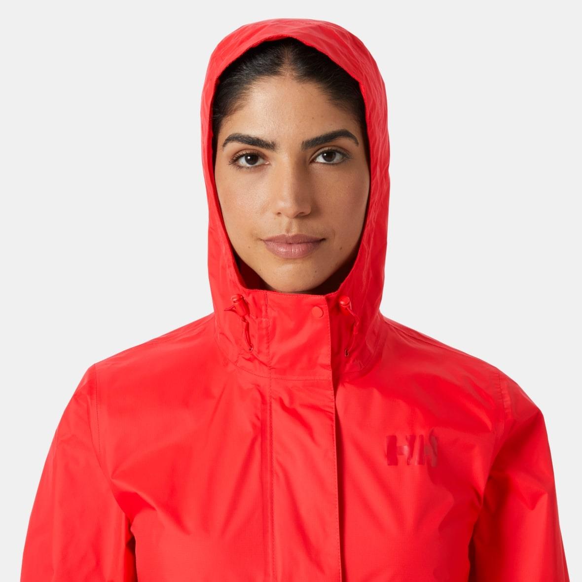 Helly Hansen W Loke Jacket 2.0 Kadın Yağmurluk - Kırmızı