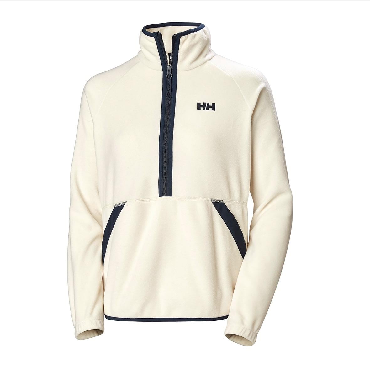Helly Hansen W Rig Fleece 1/2 Zip Jacket Kadın Ceket - Krem