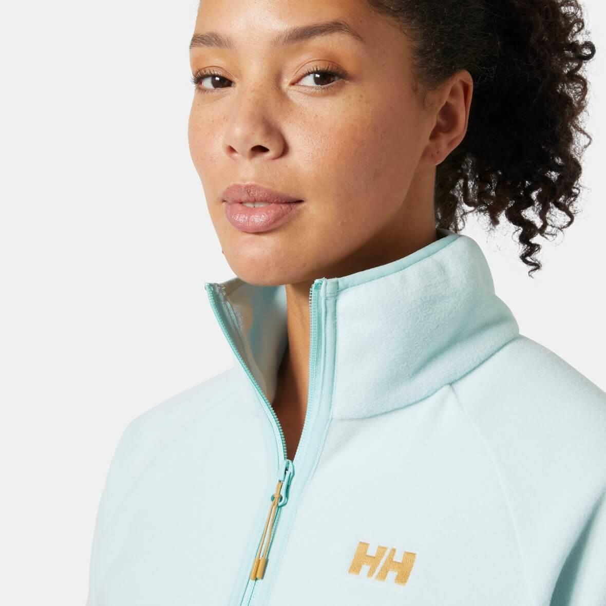 Helly Hansen W Rig Fleece 1/2 Zip Jacket Kadın Ceket - Uçuk Mavi