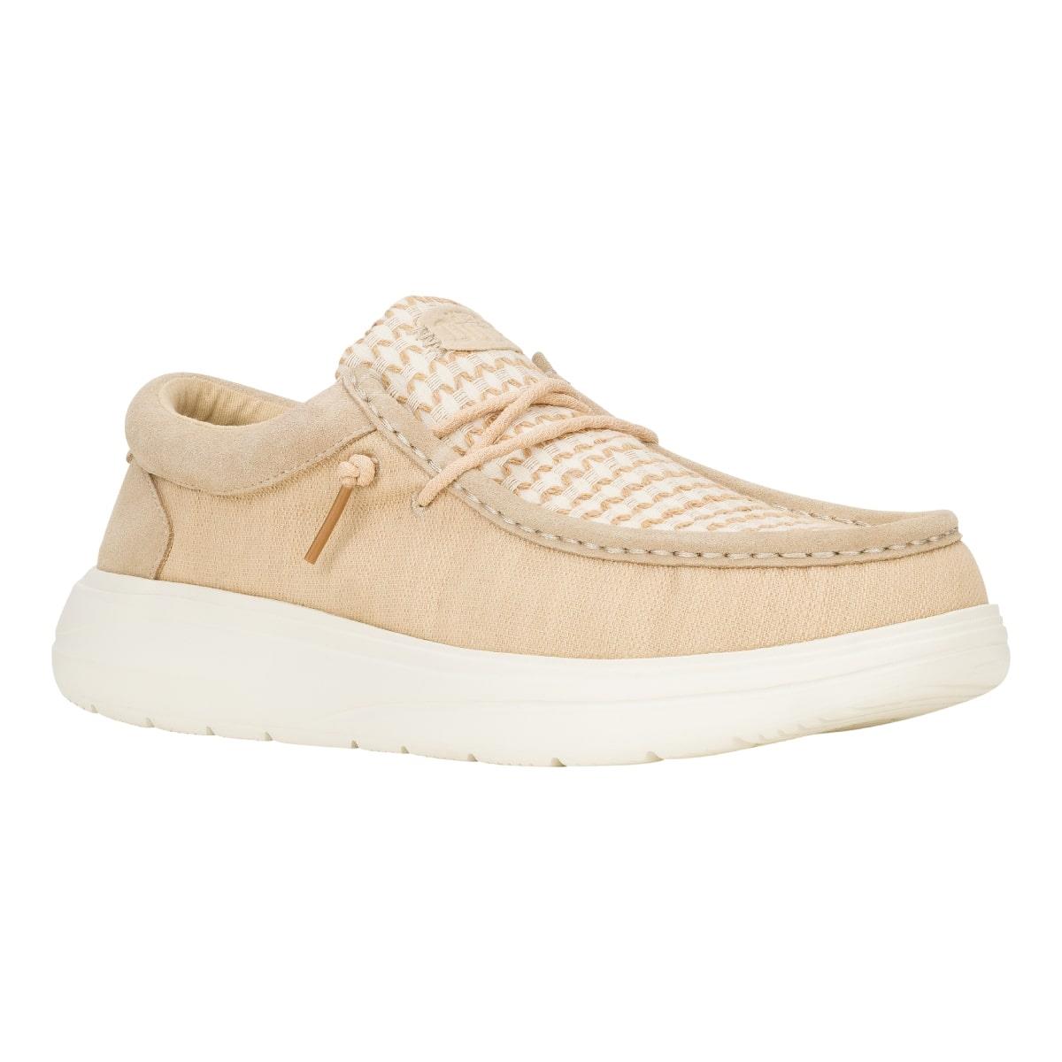 Hey Dude Wally Comf Woven Erkek Ayakkabı - Krem