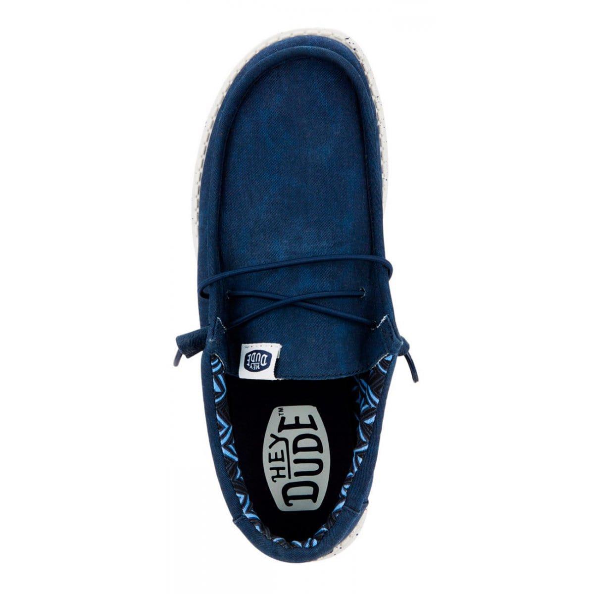 Hey Dude Wally Stretch Canvas Erkek Ayakkabı - Lacivert