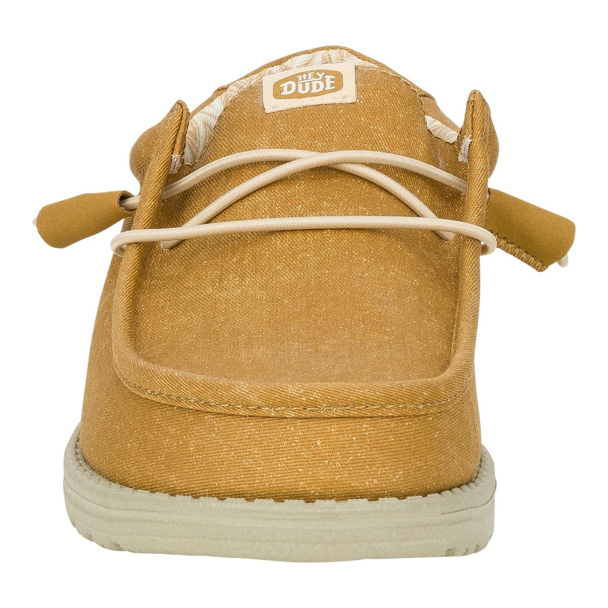 Hey Dude Wally Stretch Canvas Erkek Ayakkabı - Hardal