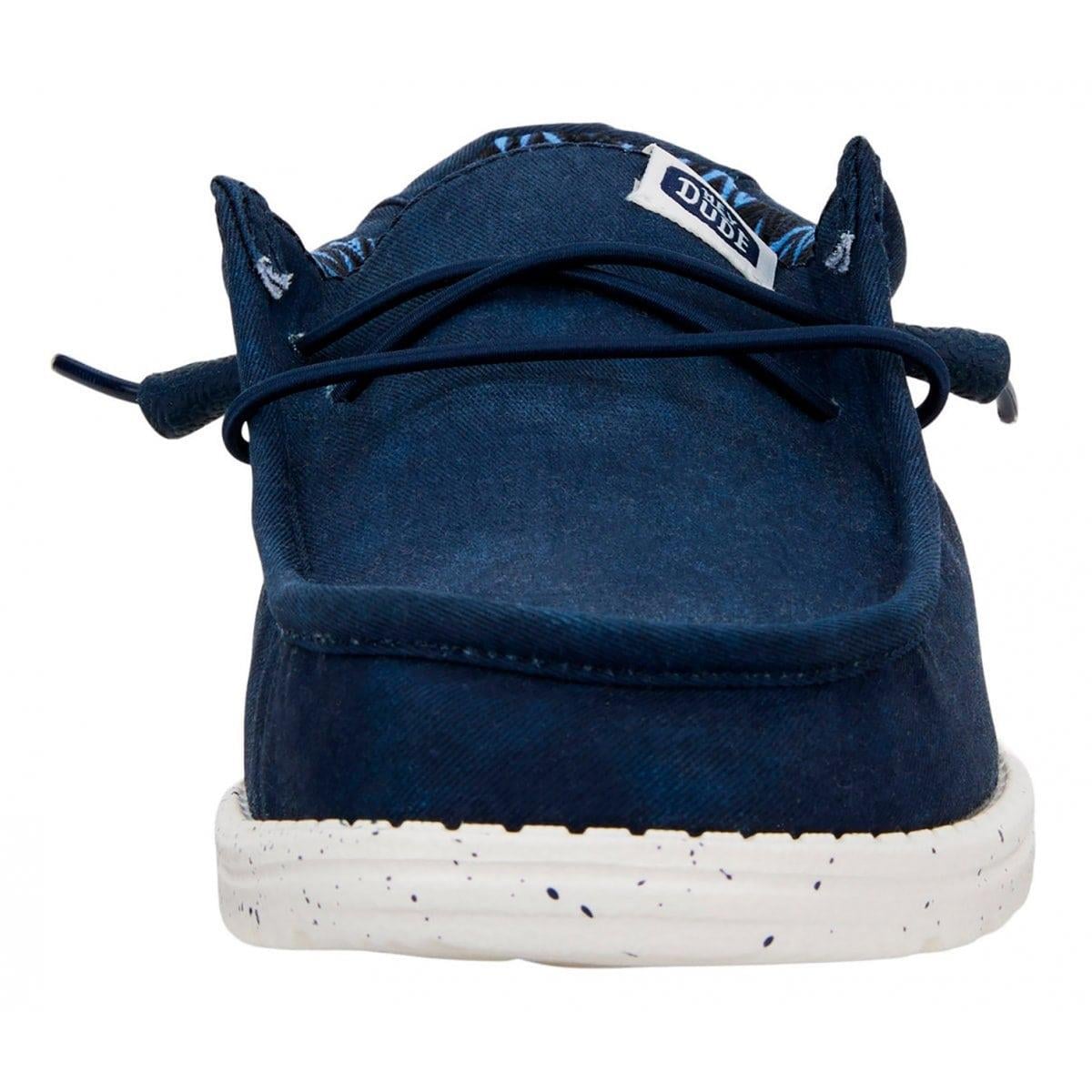 Hey Dude Wally Stretch Canvas Erkek Ayakkabı - Lacivert