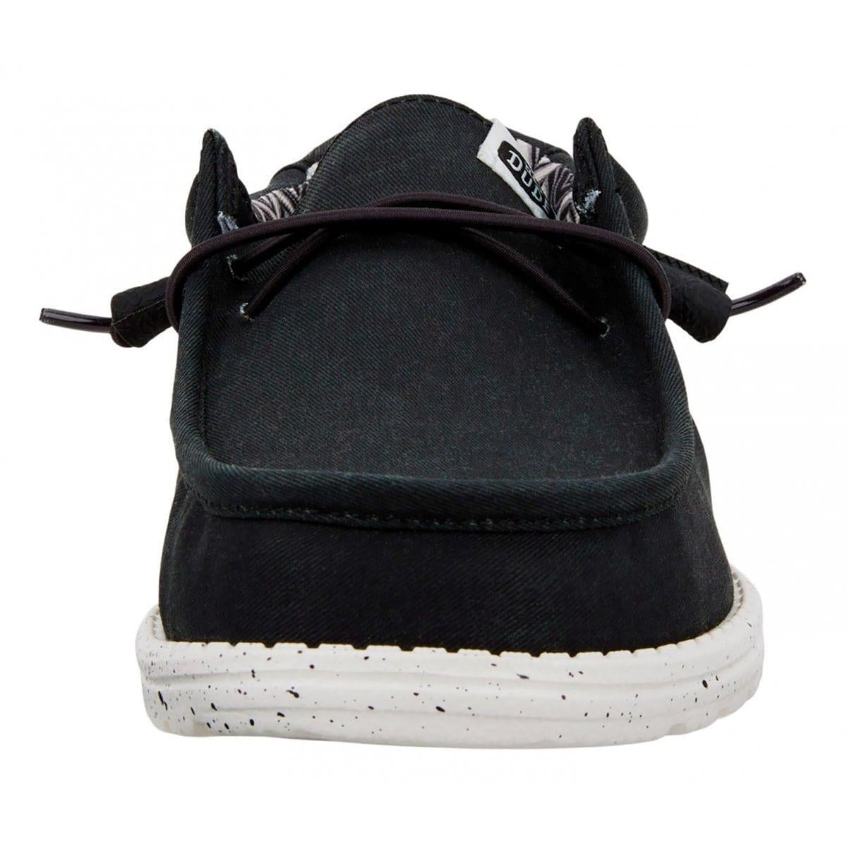 Hey Dude Wally Stretch Canvas Erkek Ayakkabı - Siyah