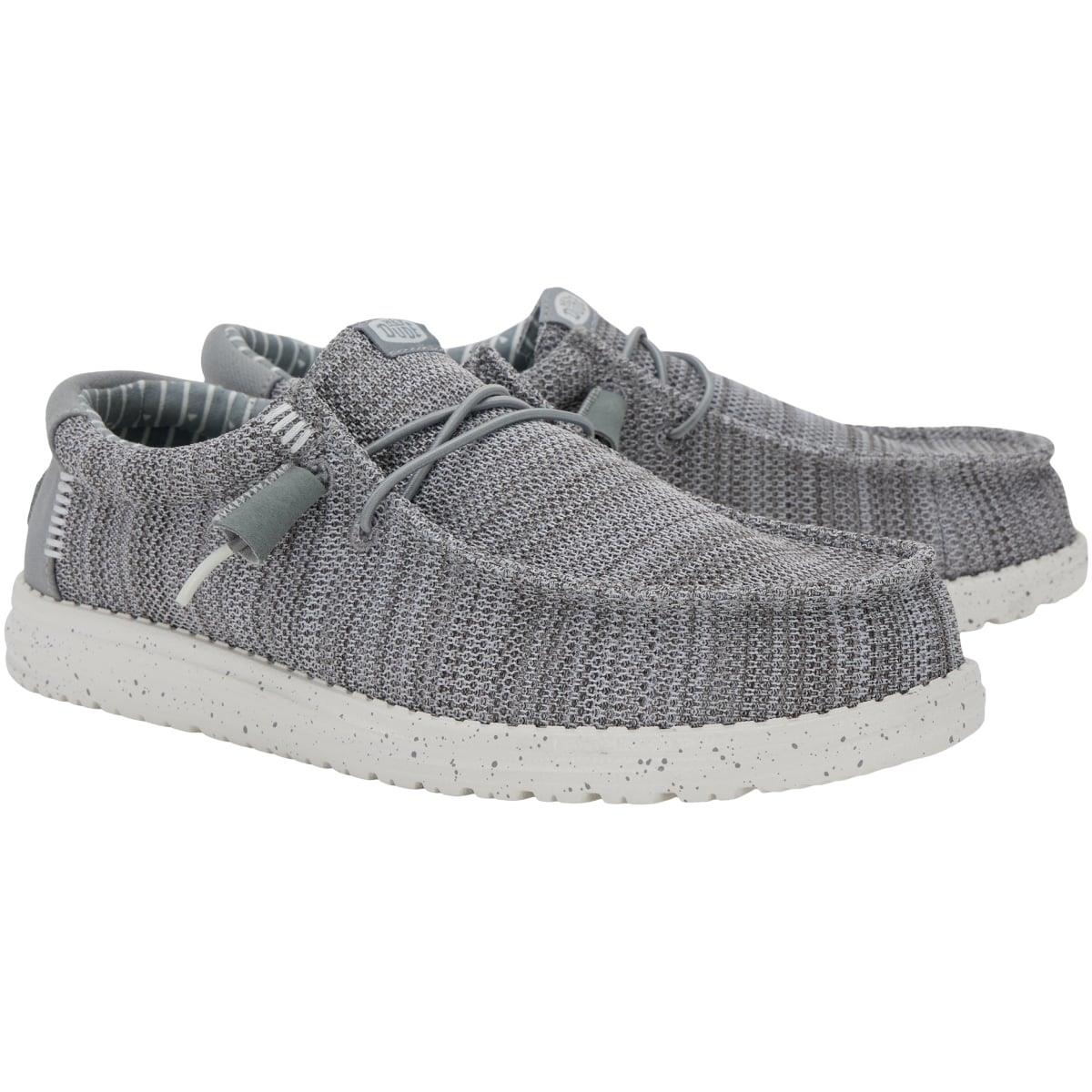 Hey Dude Wally Stretch Sox Erkek Ayakkabı - Gri