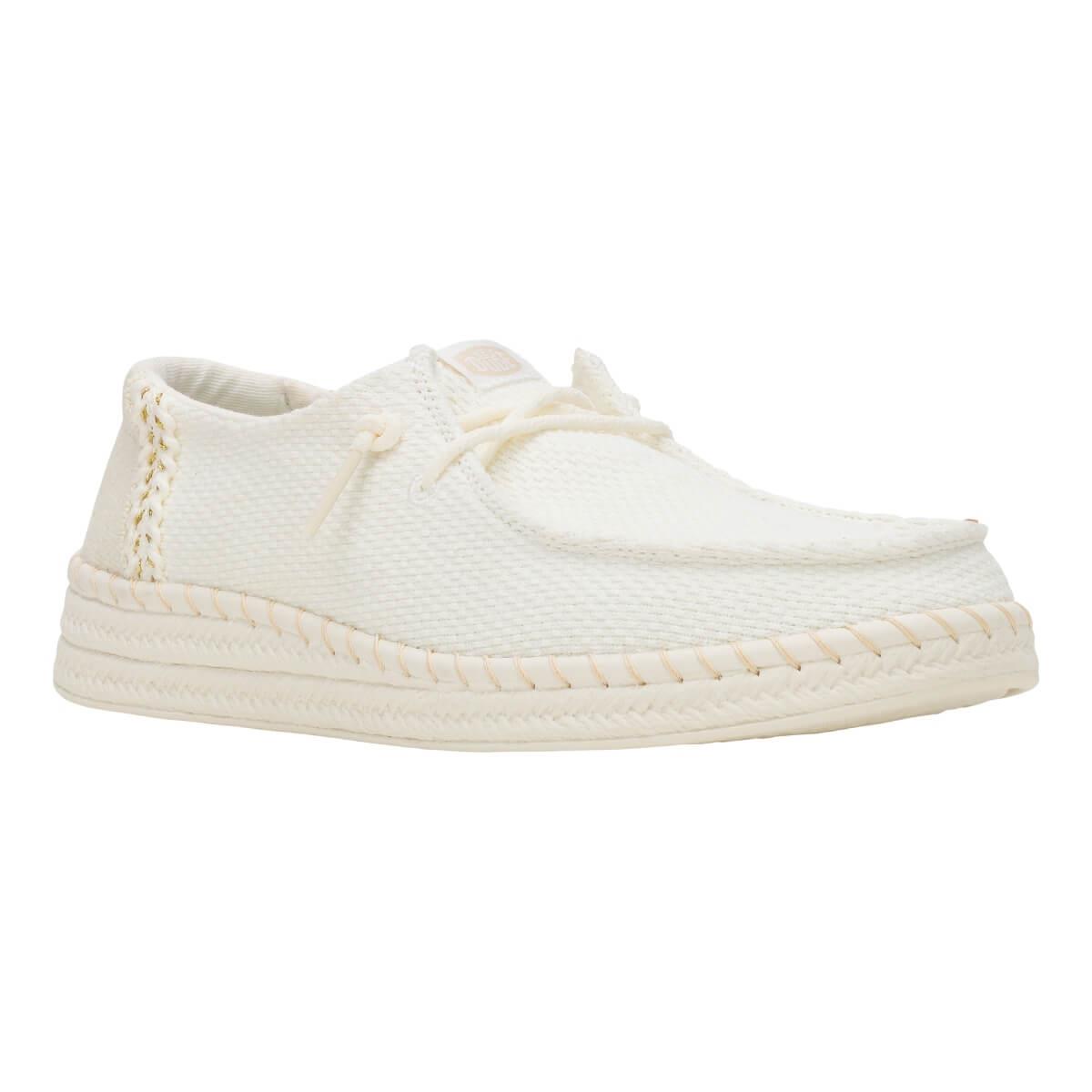 Hey Dude Wendy Espadrille Woven Kadın Ayakkabı - Beyaz