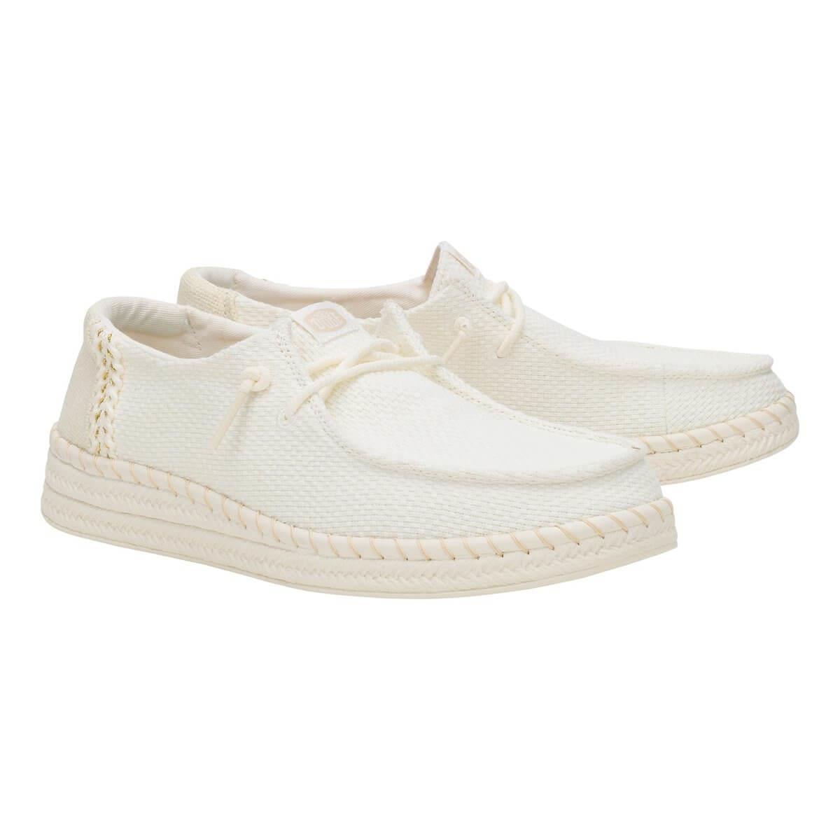 Hey Dude Wendy Espadrille Woven Kadın Ayakkabı - Beyaz