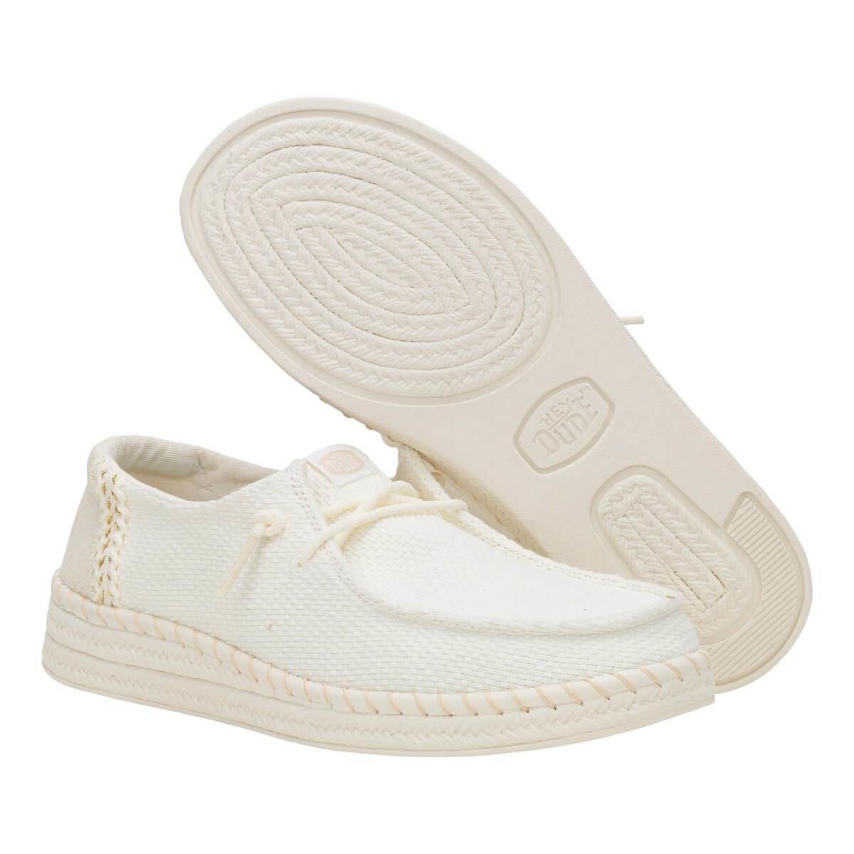Hey Dude Wendy Espadrille Woven Kadın Ayakkabı - Beyaz