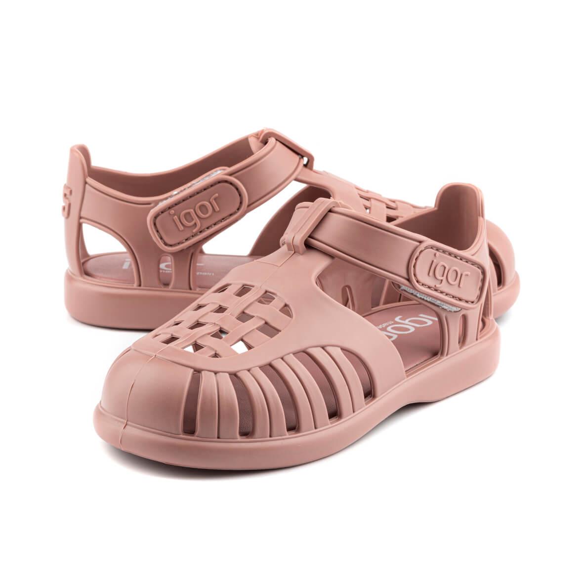 Igor Tobby Solid Çocuk Sandalet - Pembe