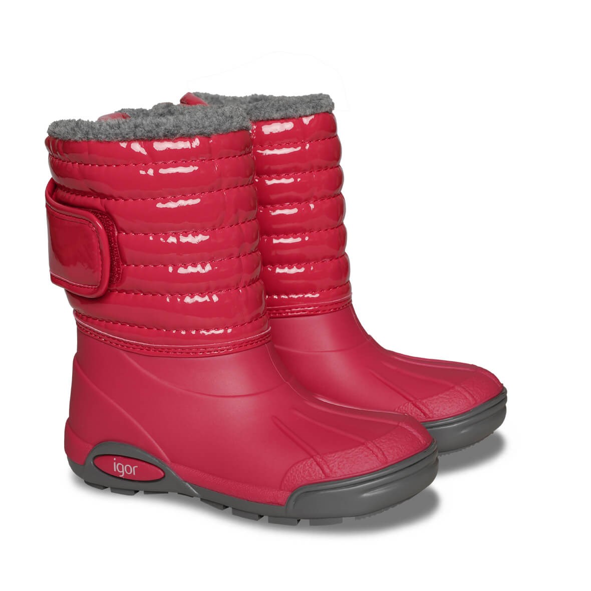 Igor Topo Ski Charol Çocuk Yağmur Çizmesi - Fucsia