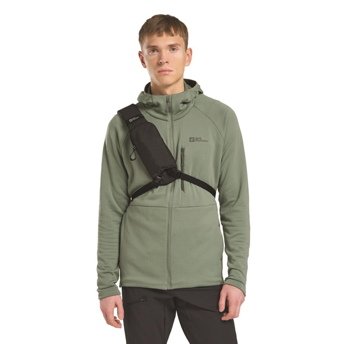 Jack Wolfskin Cyrox Sling Omuz Çantası - Siyah