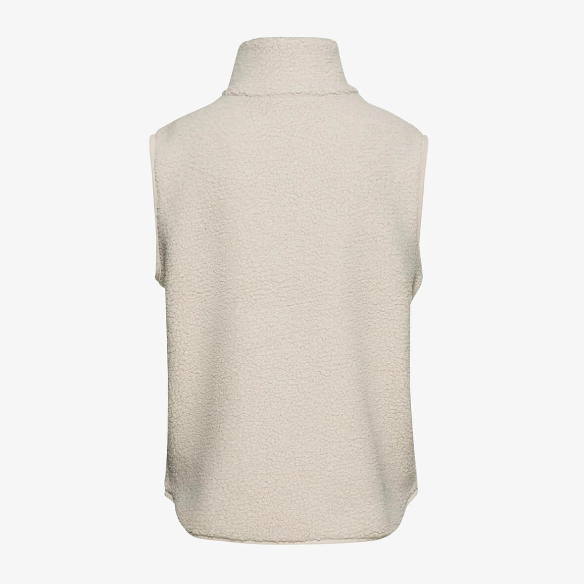 Jack Wolfskin High Curl Vest W Sherpa Polar Kadın Yelek - Bej