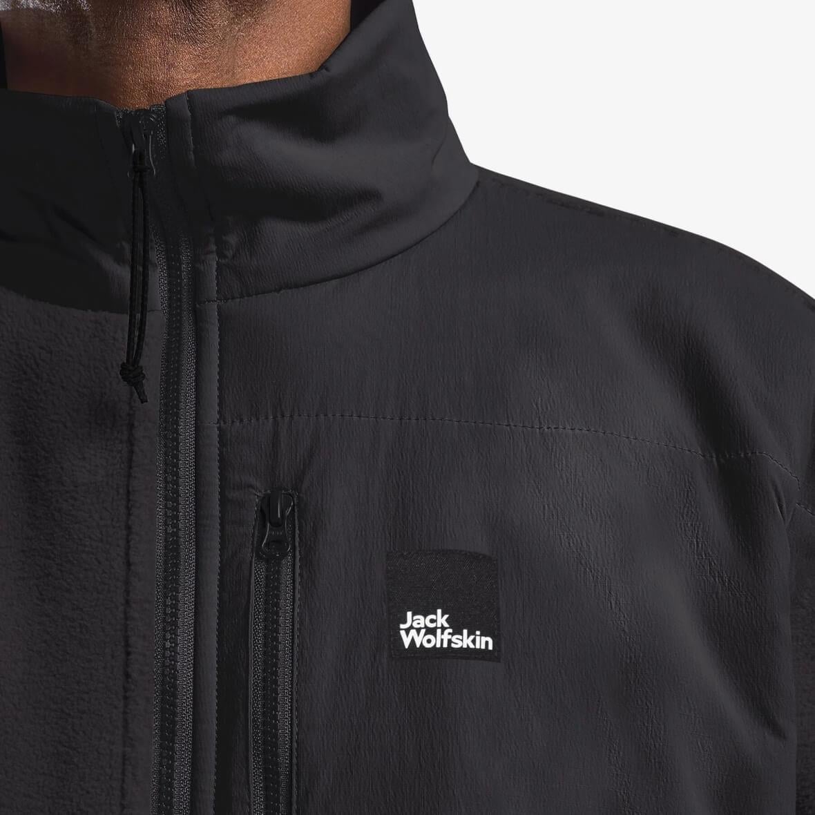 Jack Wolfskin Sumetro FZ M Erkek Polar Ceket - Siyah