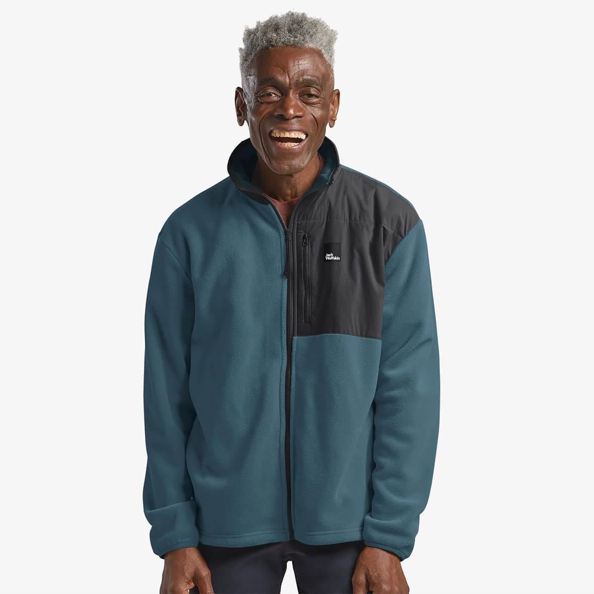 Jack Wolfskin Sumetro FZ M Erkek Polar Ceket - Mavi