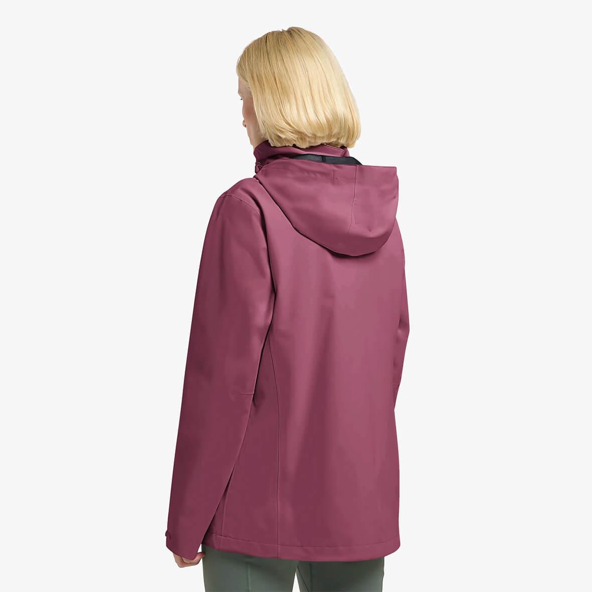 Jack Wolfskin Trail Time 2L JKT W Kadın Ceket - Bordo