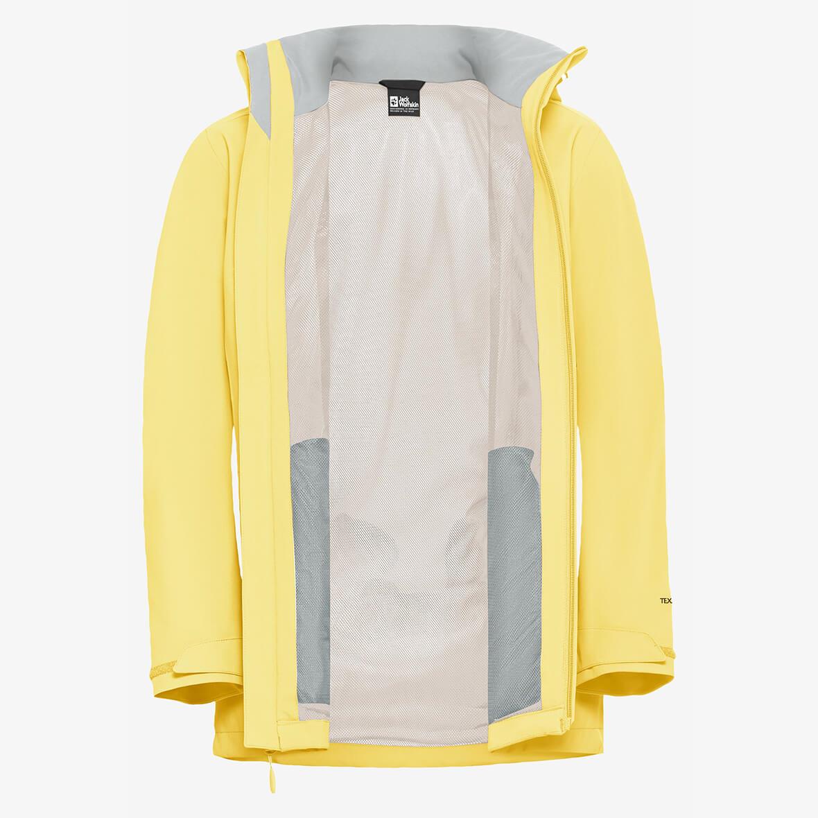 Jack Wolfskin Trail Time 2L JKT W Kadın Ceket - Sarı