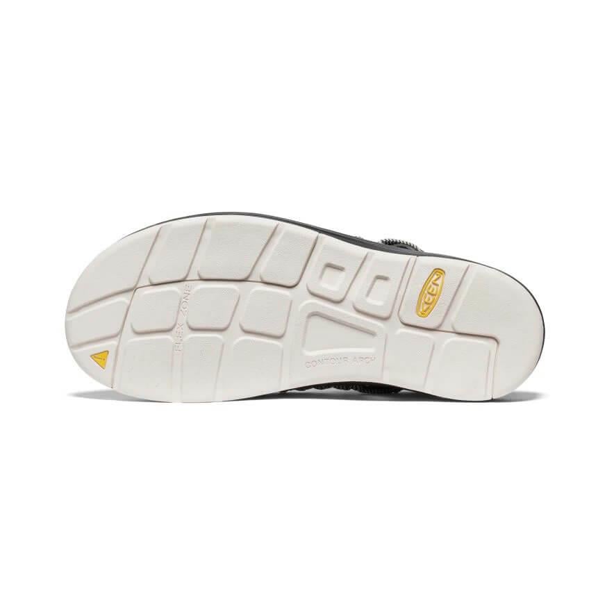 Keen Uneek Flat Erkek Sandalet - Siyah / Beyaz