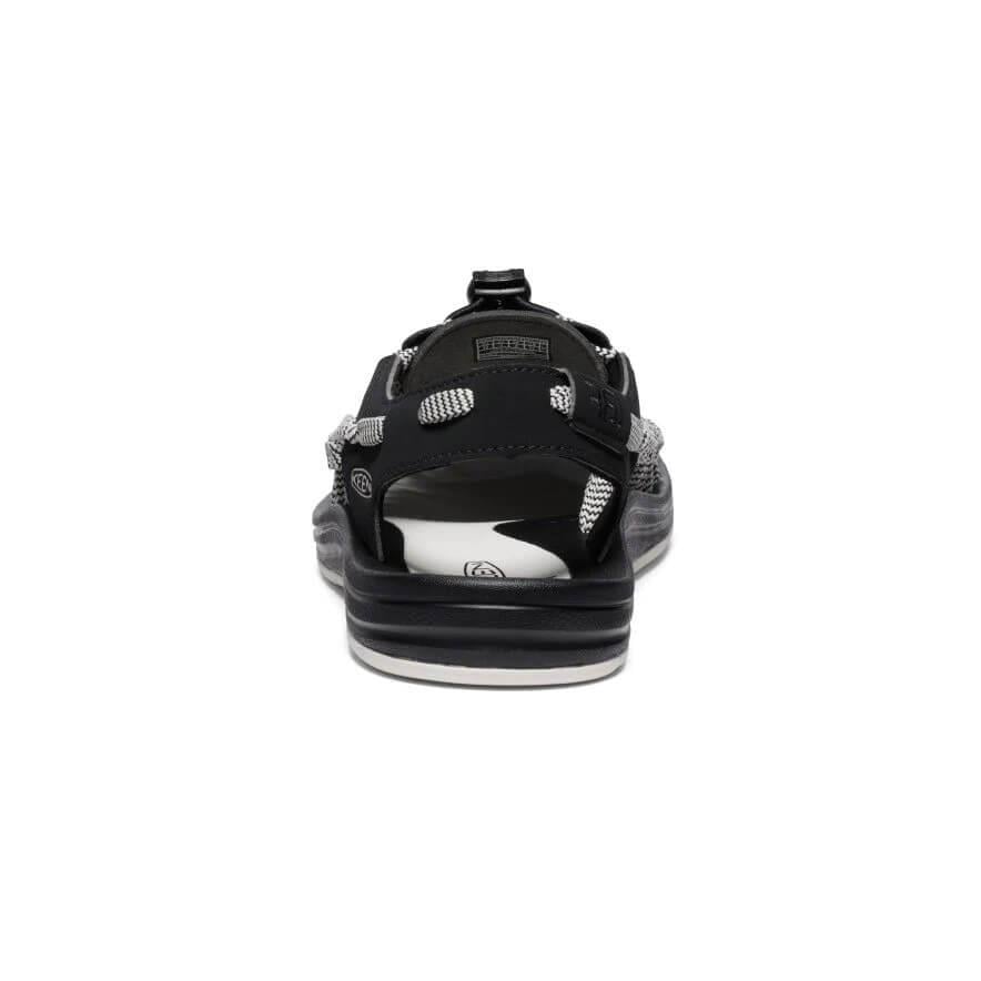 Keen Uneek Flat Erkek Sandalet - Siyah / Beyaz