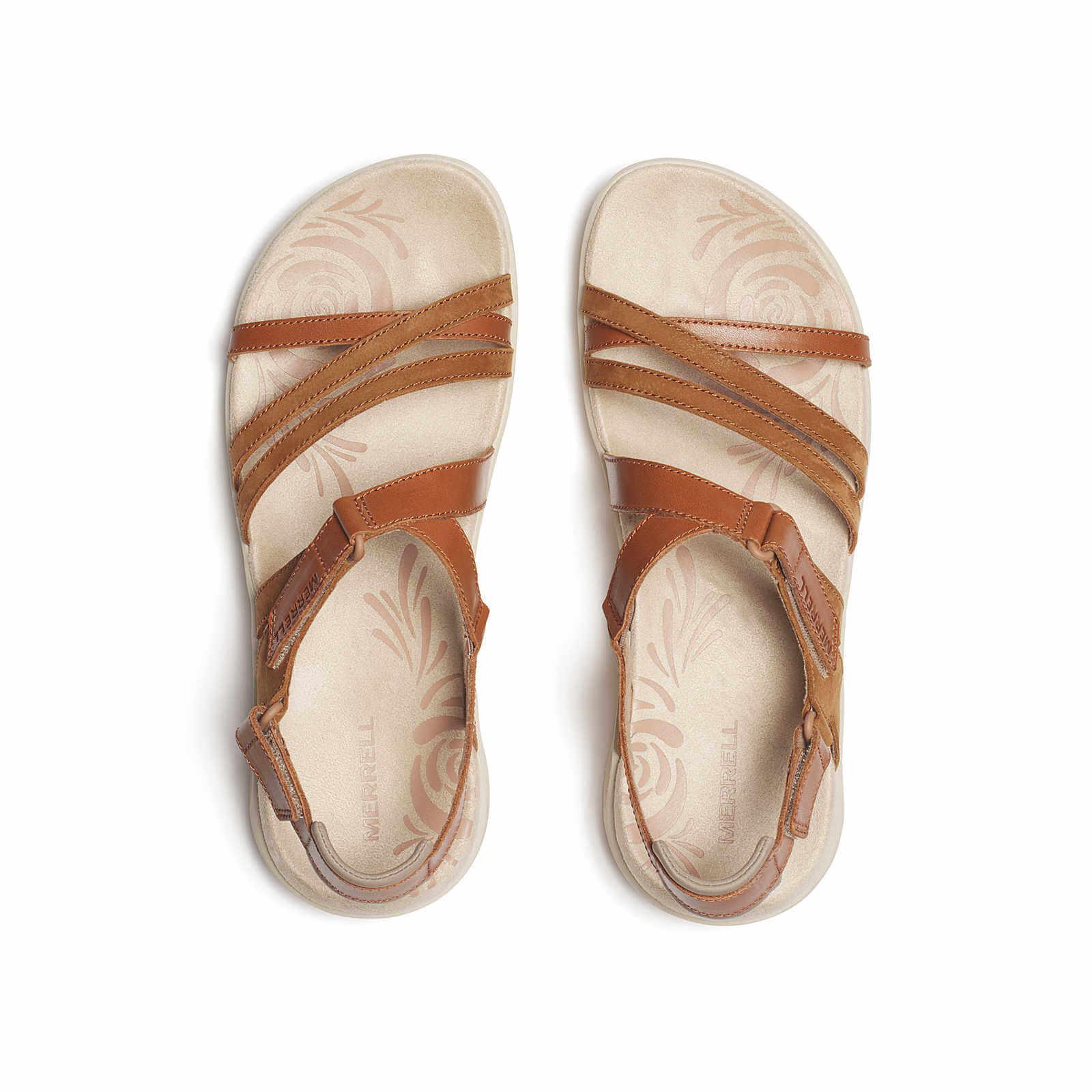 Merrell Harbour Backstrap Kadın Sandalet - Taba