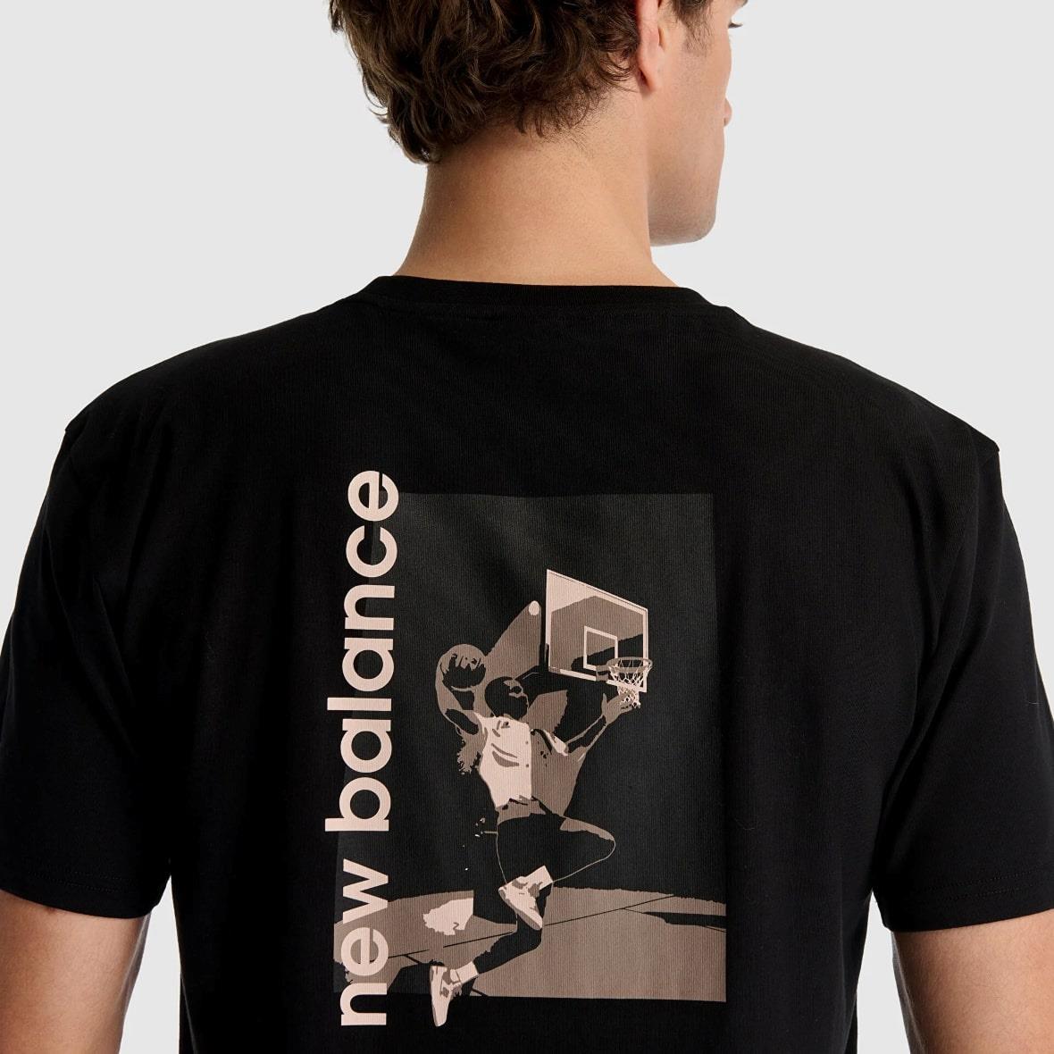 New Balance MNT1509-BK Erkek T-Shirt - Siyah