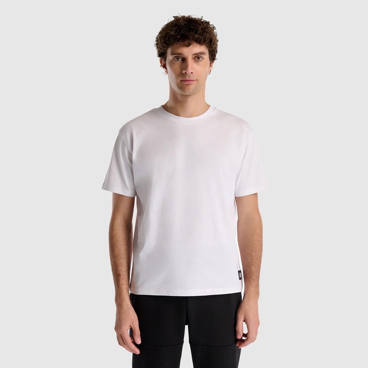 New Balance MNT1509-WT Erkek T-Shirt - Beyaz