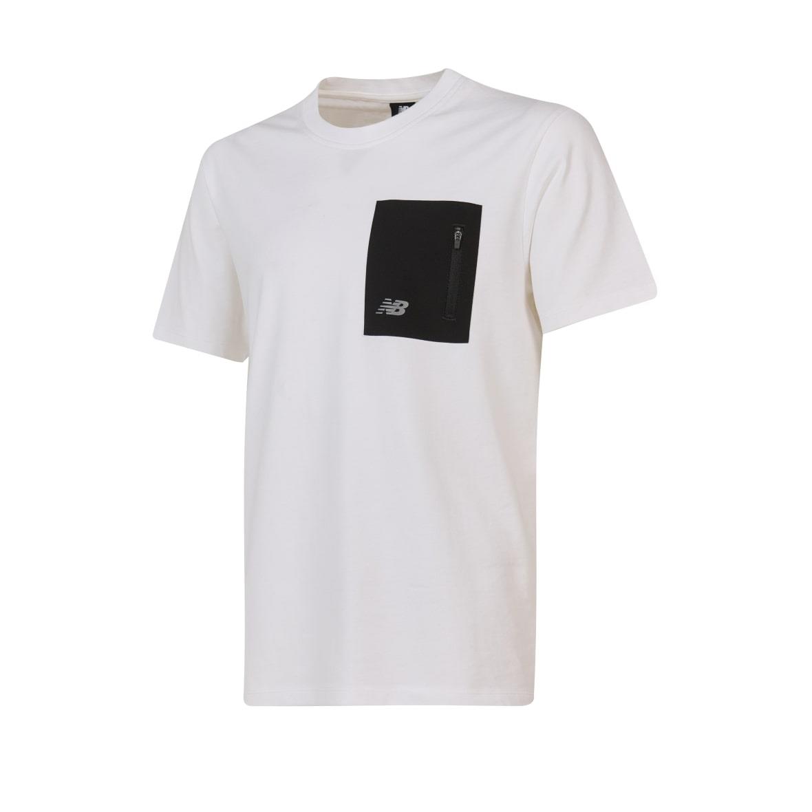 New Balance MNT1516-WT Erkek T-Shirt - Beyaz