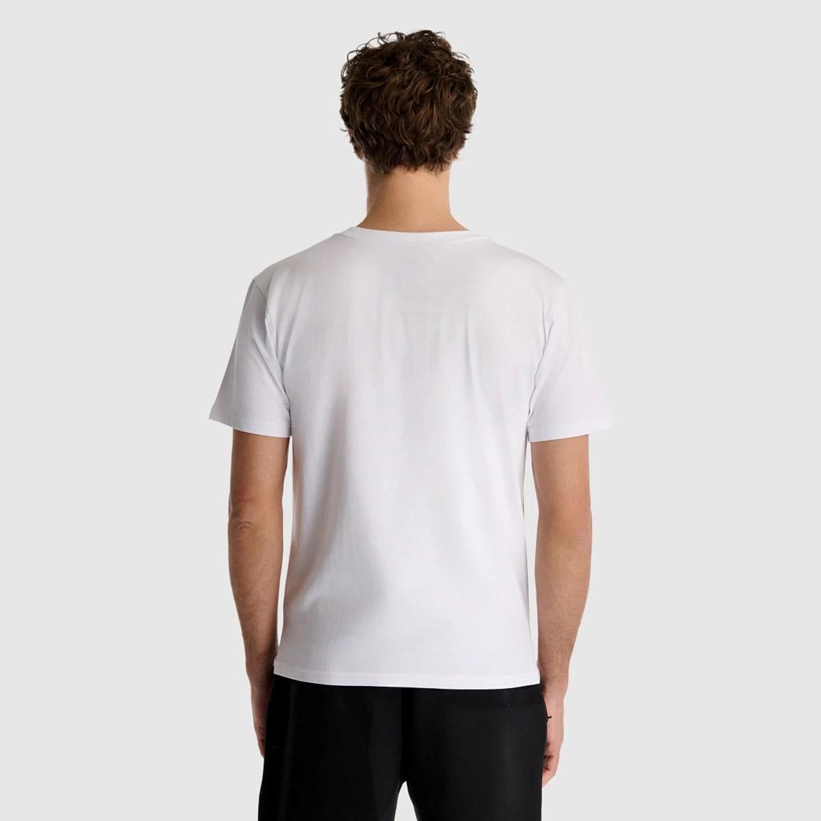 New Balance MNT1537-WT Erkek T-Shirt - Beyaz