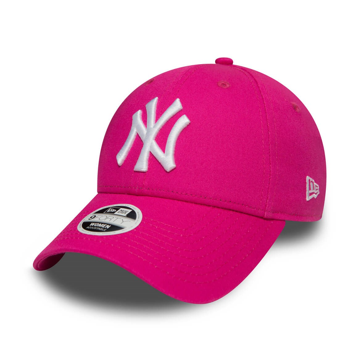 New Era Kadın Şapka - Fashion Essential 9FORTY New York Yankees Pink/Optic White