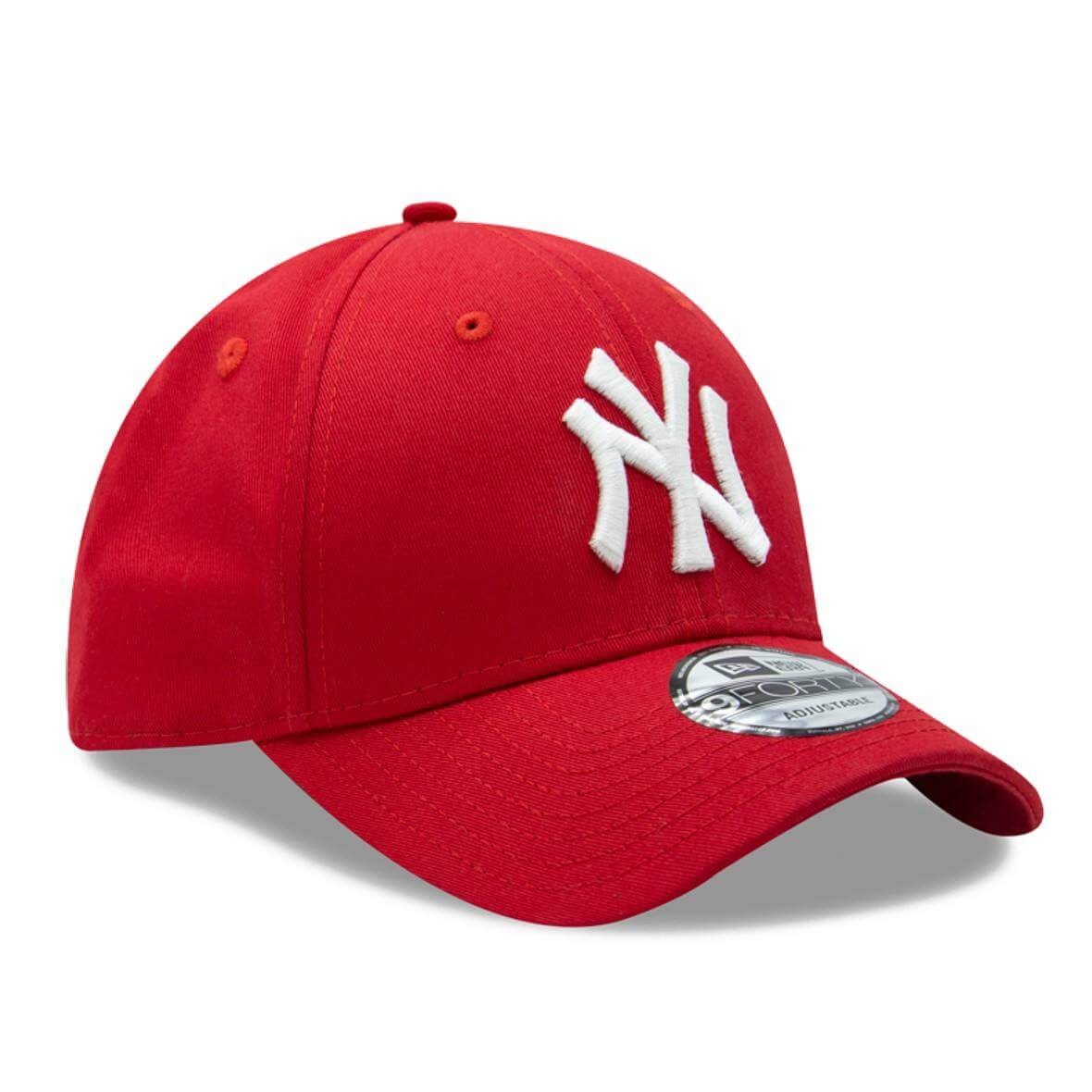 New Era Şapka - 9FORTY League Basic New York Yankees Scarlet/Optic White