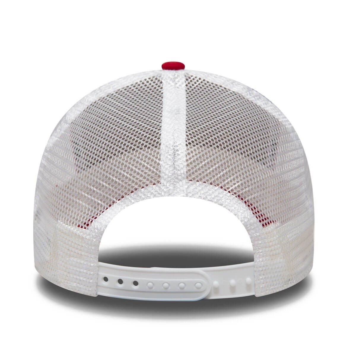 New Era Şapka - Clean Trucker New York Yankees Scarlet/Optic White